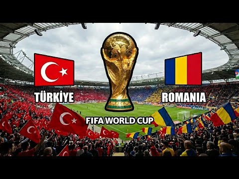 LIVE 🔴 Türkiye vs Romania Play-off - European World Cup Qualifiers Fullmatch Gameplay