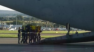 ABC News Live: Queen Elizabeth's body flown to London