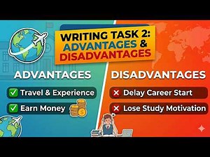 IELTS Writing Task 2 | Advantages & Disadvantages Essay | Gap Year Sample Answer (Band 8+)