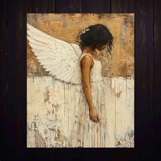 Angel Printable 8x10 Art Print, Digital Download - Etsy