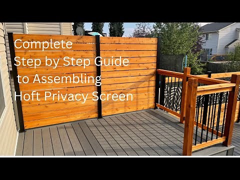 #Howto #Hoftscreen Complete Step-by-Step Guide to Assembling Hoft Privacy Screen