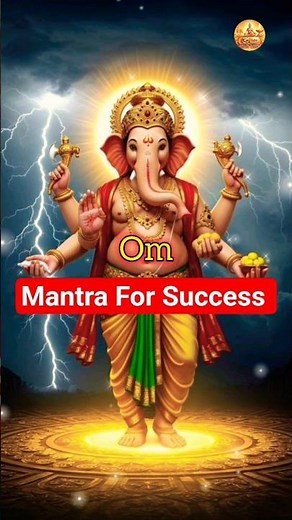 🔱 Powerful Ganesha Mantra Chant 🚩 Remove Obstacles & Attract Divine Blessings