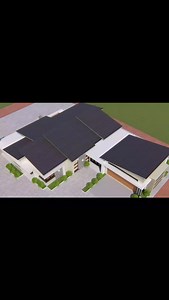 BUTTERFLY AND SKILLION ROOF Aerial view | M.P Architects Design Studio