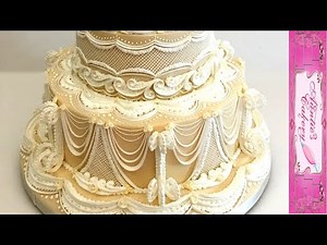 Lambeth Method of Cake Decorating for a competition Wedding Cake HIGHLIGHTS!