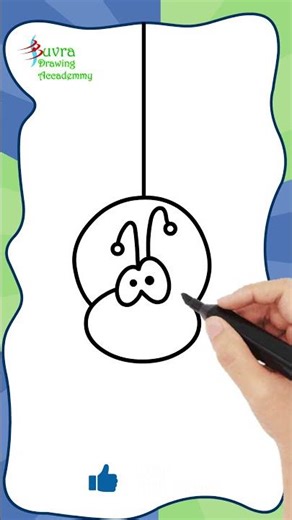 How to draw spider🕷️ | #drawing #art #shorts #youtube #painting #cartoon #spiderman #spider #diy