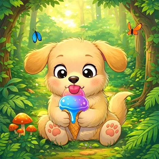 Happy Animal Eating Ice-cream | Animal Party #1