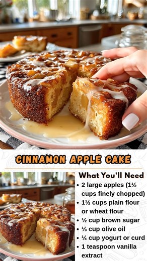 17K views · 49 reactions | Cinnamon Apple Cake This moist, tender...