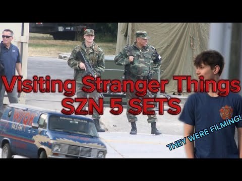 Visiting Stranger Things Season 5 Sets During FILMING * FILM LOCATIONS*
