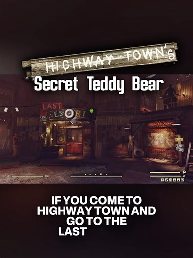 There's a hidden Teddy Bear in The Last Resort! • • • • • #fallout #falloutonprime #fallout76 #teddybear #gaming