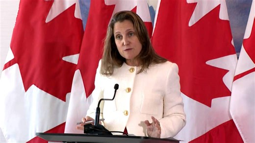 Freeland reiterates urgency of stopping Russia as IMF and World Bank meetings conclude