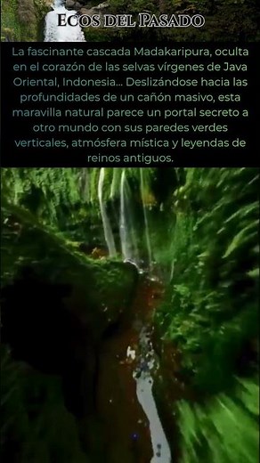 ¡La cascada sagrada oculta de Indonesia: Madakaripura!