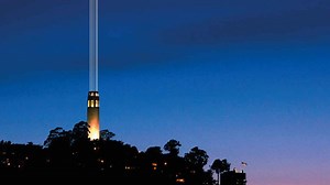 Coit Tower laser space cannons to light up SF skyline