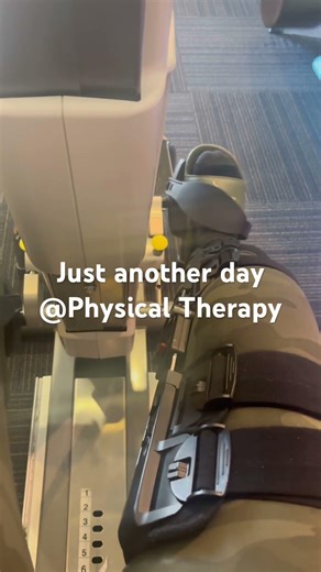 Physical therapy in office 2x a week #physicaltherapy #arthroscopy #recovery #cartilagerepair
