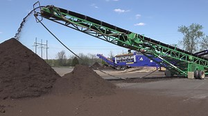 The Solid Waste Department is taking advantage of great weather this week to produce more compost at the Landfill. It's a process that starts in the fall, when the City of Owensboro collects the leaves in front of your house. The leaves are stacked with sludge from the Regional Water Resource Agency (RWRA) and mixed with a SCARAB compost turner. The compost is then cooked to 145-150 degrees, eliminating the pathogens before the material is screened and available for use in flower beds. To ensure