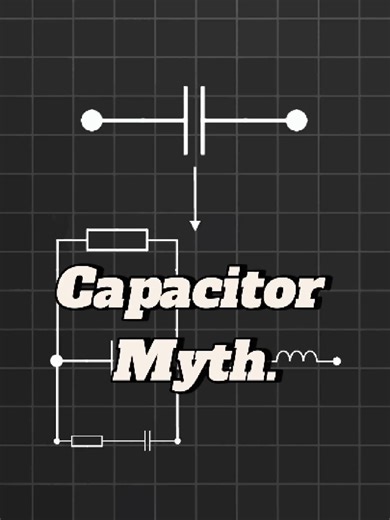 Ground is just a reference, not a point of discharge. #ElectricalEngineering #Electronics #Capacitors #Circuit_theory #leakage_capacitance