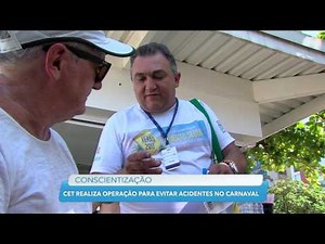 Detran realiza operação para conscientizar motoristas a não beber e dirigir durante o carnaval