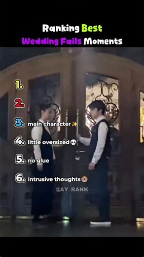 Ranking Best Wedding Fails Moments