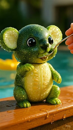 👉 WAIT! This Koala EATS ZUCCHINI?! 🤯 CRUNCHY ASMR