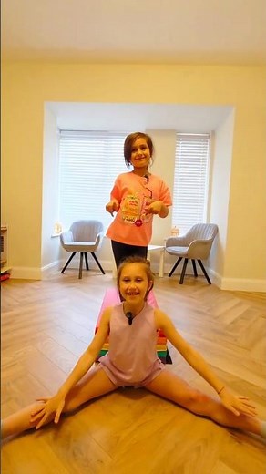 ​3 Easy Gymnastics Exercises for Kids! 🤸‍♀️💖 #shorts
