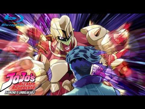Josuke beats the hell out of Rohan - JoJo's Bizarre Adventure (English Dub Blu-Ray)