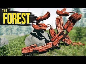 FIGHTING THE GIANT WORM! The Forest Hard Survival S3 Episode 61