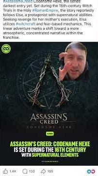 Assassin’s Creed Hexe just sounds like the plot of Frozen to me 😂