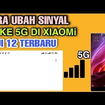 CARA MENGUBAH SINYAL 4G KE 5G DI XIAOMI NOTE 8 PRO//MIUI 12 TERBARU🤓