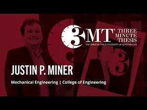 Justin P. Miner - 2025 Three Minute Thesis (3MT) Championship Presentation at CMU
