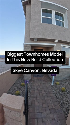 Explore the Biggest Townhomes Model in Skye Canyon, Nevada