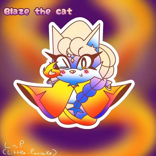 Blaze the cat Speedpaint #sonicfanart #sonicart #sonicthehedgehog #speedpainting