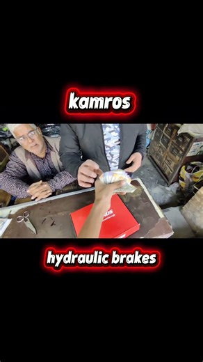 #Kamros hydraulic 😱 disc brakes cycle brakes install