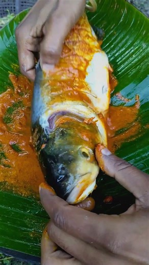 Fried Fish in Banana Leaves - A Tropical Delight