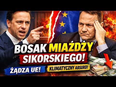 Bosak CRUSHES Sikorski in the Sejm! Strong words about the EU, climate, and foreign policy