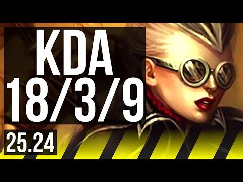 VAYNE & Pyke vs YUNARA & Blitzcrank (ADC) | Good KDA: 18/3/9 | KR Master | 25.24