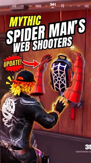 Get Spider Man's Web Shooters !#short #fortnite
