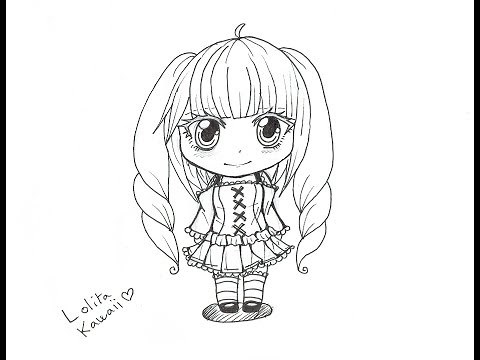 Comment dessiner un CHIBI ( fille)