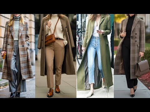 How to style long coats this fall/winter 2025/2026/ Elegant Women's Fashion
