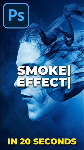 How to Create SMOKE effect in Adobe Photoshop #photoshop #creativecontentcreator #cinematic