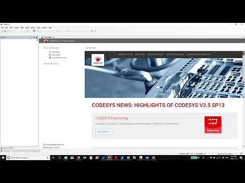 Video 1 How to Use & Setup Codesys V3.5 with Exor Jmobile 2.8 Internal PLC and add an IO Card