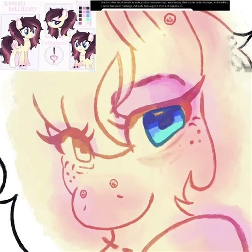 MLP OC COMMISSION SPEEDPAINT ✨ DRAWING A PONY ICON