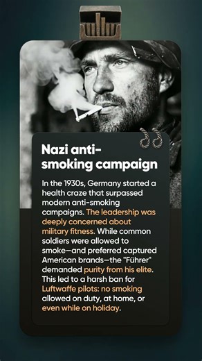 Why Nazi Germany launched aggressive anti-smoking campaign?🙄🧐