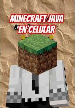 Minecraft Java en Celular 100%real No fake #minecraft #minecrafttutorial #fyp