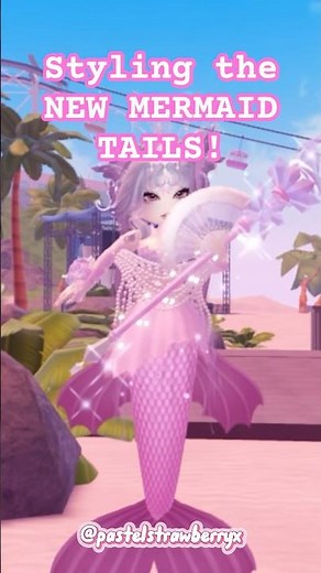Styling the NEW mermaid tail in ROYALE HIGH! 🌷🐠 #roblox #royalehigh #royalehighedit