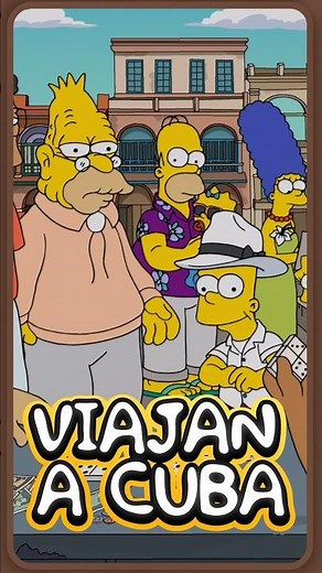 The Simpsons go to CUBA and Grandpa is revitalized 👴🏼