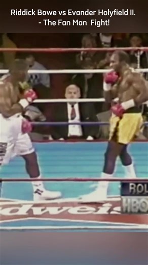 Riddick Bowe vs Evander Holyfield II: The Fan Man Fight
