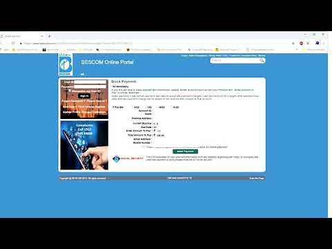 How to Pay BESCOM Bill Online
