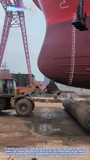 Air and Steel: How Inflatable Launch Systems Float Massive Vessels to Sea