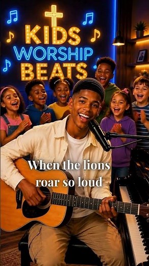 Daniel and the Lions' Den Song for Kids |God Is With Me! #GospelMusic #shorts #christiankids