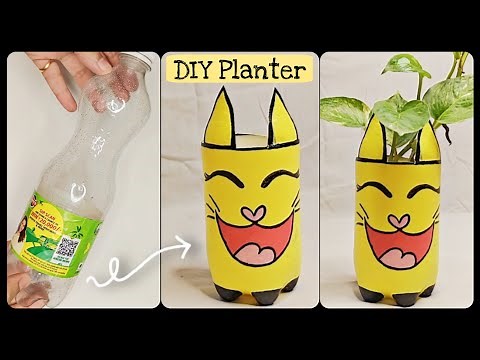 DIY Planter from Plastic Bottle 🪴 | Plastic Bottle Craft Ideas | Best Out of Waste