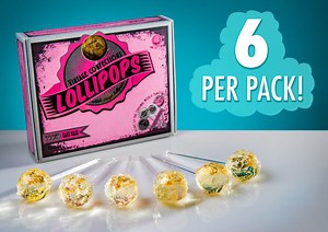 Gold Lollipops: Luxurious lollipops made with edible gold